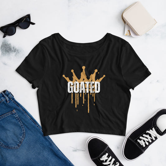 GOATED Crop Tee